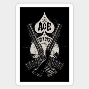 Ace of spades vietnam war Sticker